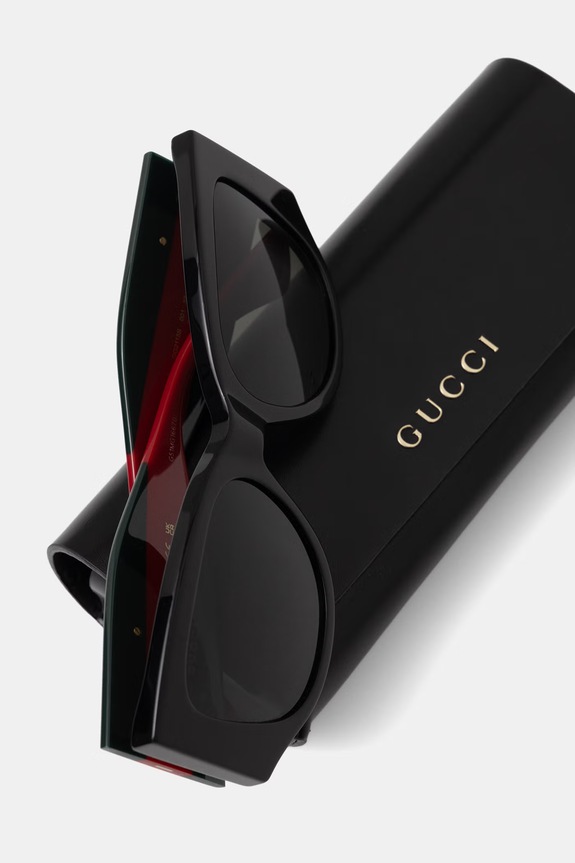 Gucci okulary przeciwsłoneczne damskie czarny GG2115S