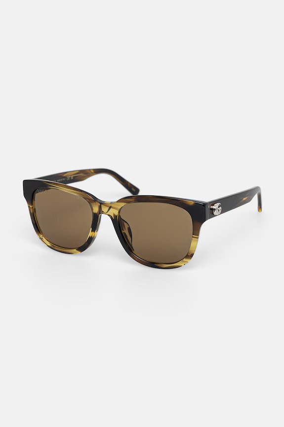 Gucci Солнцезащитные очки wayfarer для женщин GG2126SK коричневый AA00