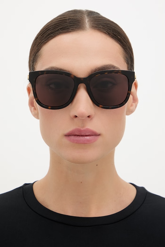 Gucci солнцезащитные очки wayfarer для женщин GG2126SK коричневый