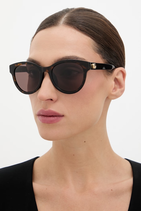 Gucci okulary przeciwsłoneczne damskie brązowy GG2127SK