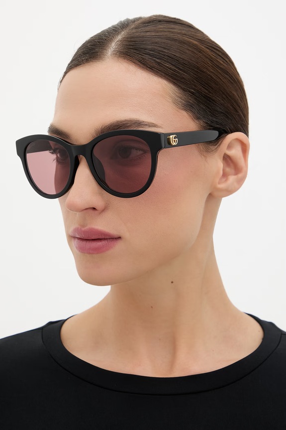 Gucci okulary przeciwsłoneczne damskie czarny GG2127SK