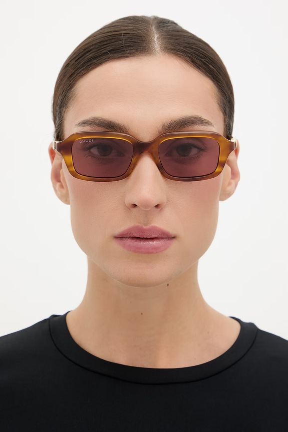 Gucci okulary przeciwsłoneczne damskie GG2152S brązowy