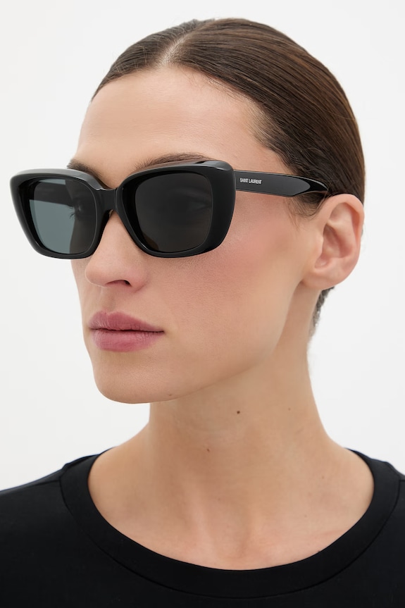 Saint Laurent okulary przeciwsłoneczne damskie czarny SL.857