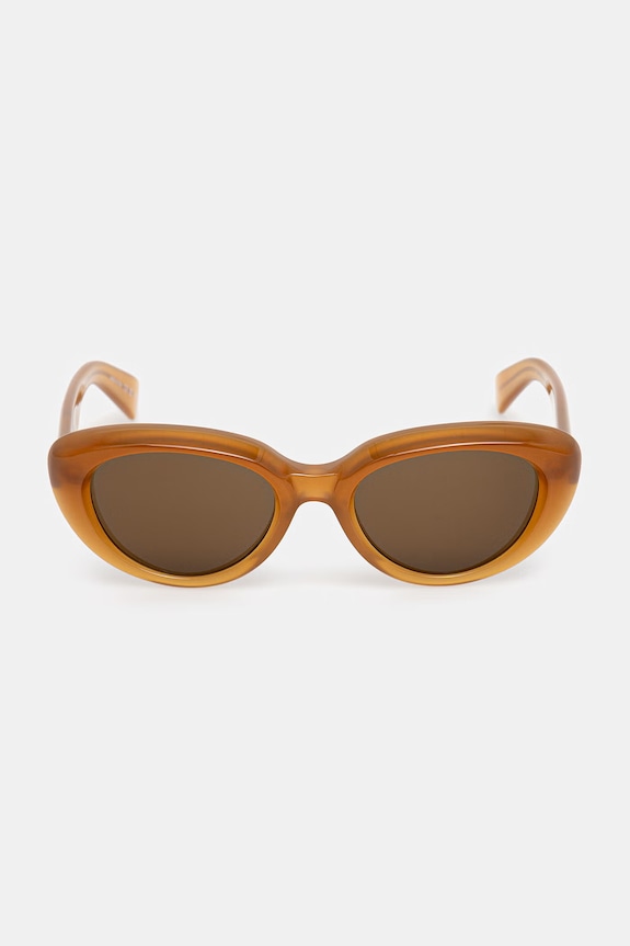 Akcesoria Saint Laurent okulary przeciwsłoneczne damskie SL.859 brązowy
