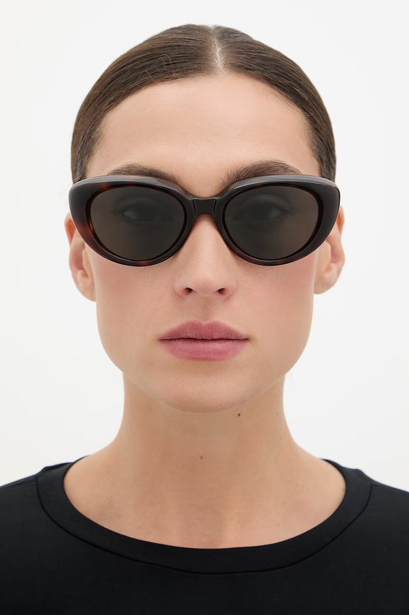 Saint Laurent okulary przeciwsłoneczne damskie SL.859 brązowy