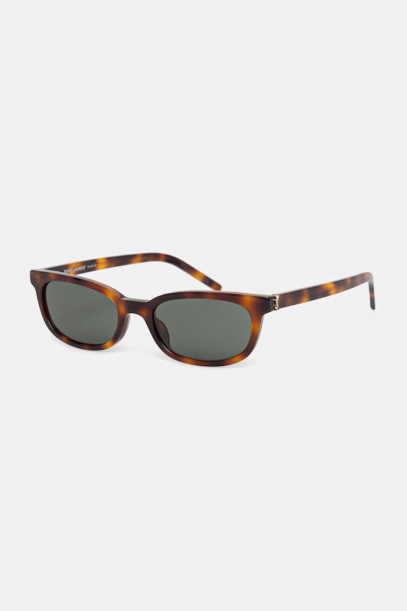 Saint Laurent okulary przeciwsłoneczne damskie SL.M160 brązowy AA00