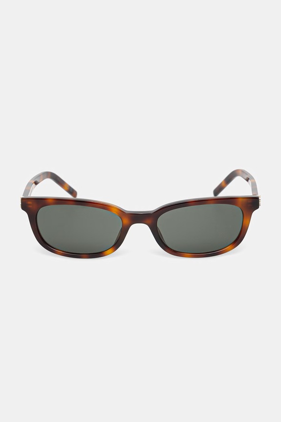 Akcesoria Saint Laurent okulary przeciwsłoneczne damskie SL.M160 brązowy
