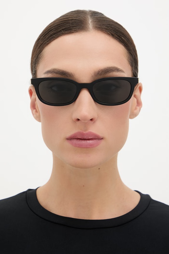 Saint Laurent okulary przeciwsłoneczne damskie SL.M160 czarny