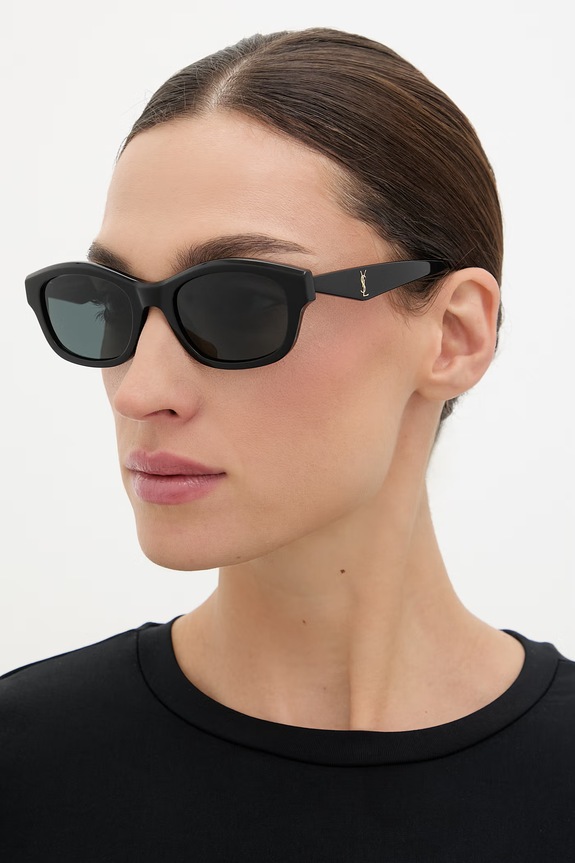 Saint Laurent okulary przeciwsłoneczne damskie czarny SL.M172
