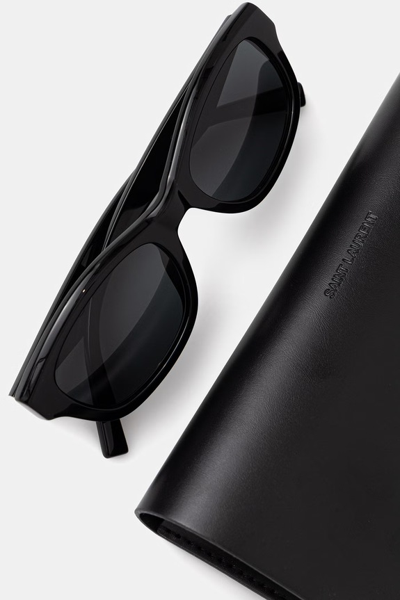 Saint Laurent okulary przeciwsłoneczne damskie czarny SL.M172