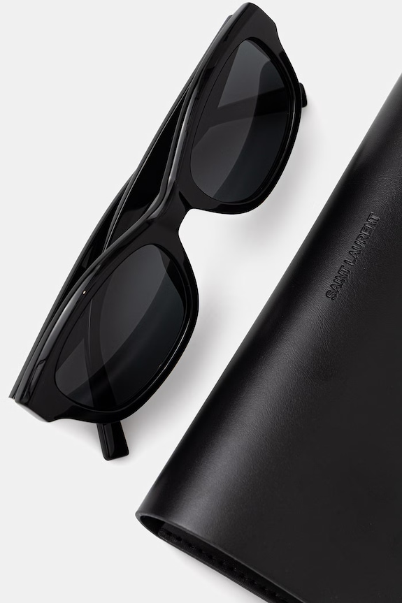 Saint Laurent okulary przeciwsłoneczne damskie czarny SL.M172