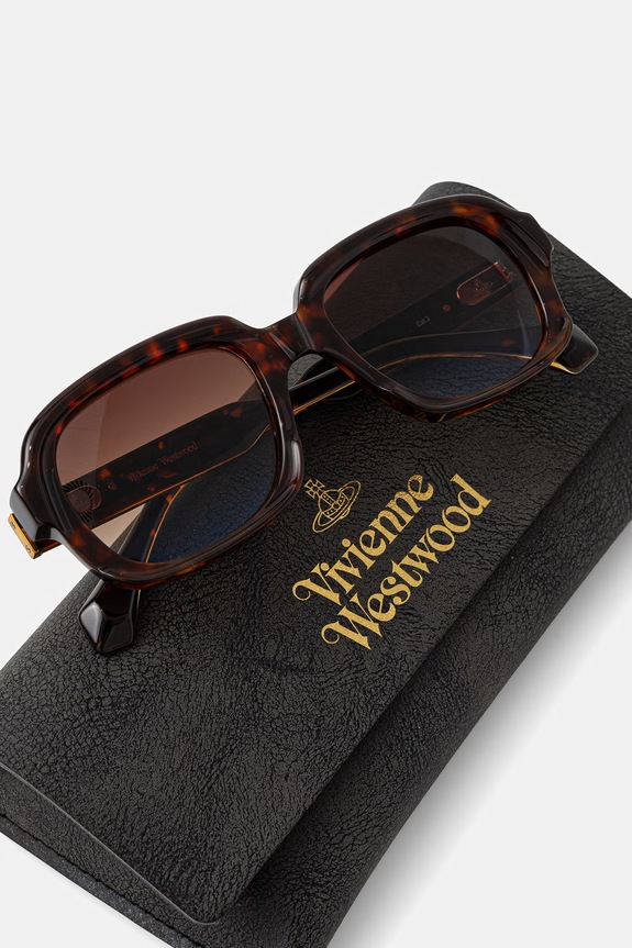 Аксессуары Vivienne Westwood квадратные солнцезащитные очки для женщин VW5135 чёрный