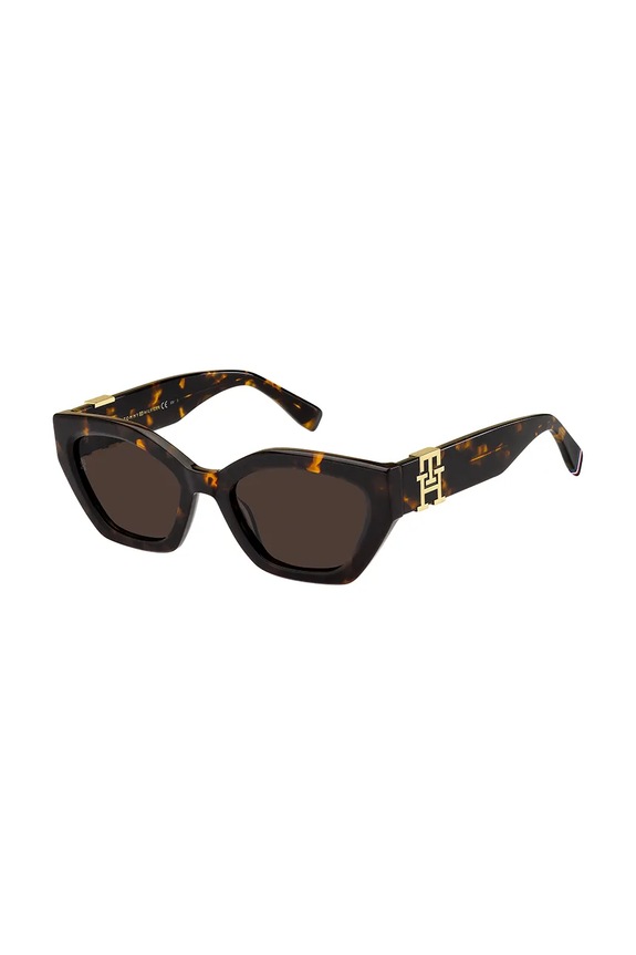 Tommy Hilfiger okulary przeciwsłoneczne damskie TH.1979/S brązowy AA00