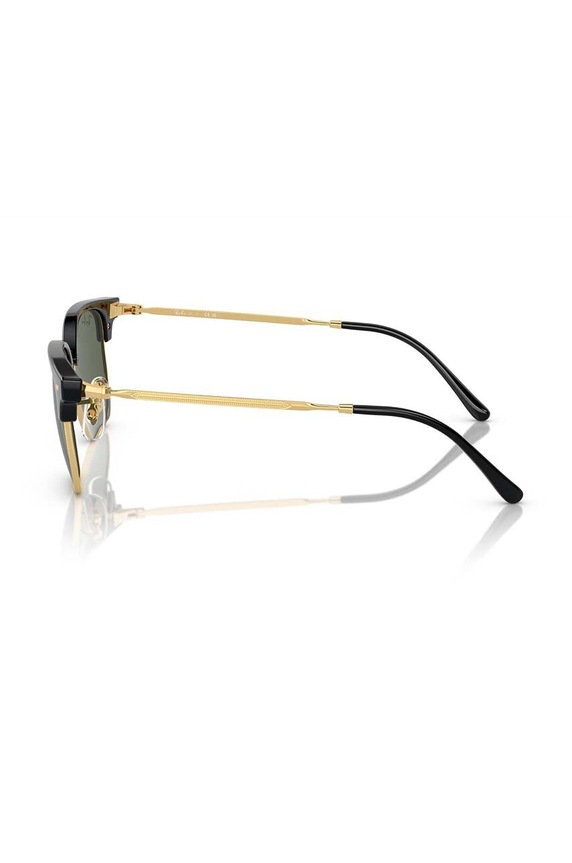 Dziewczynka Ray-Ban okulary przeciwsłoneczne dziecięce JUNIOR NEW CLUBMASTER 0RJ9116S czarny