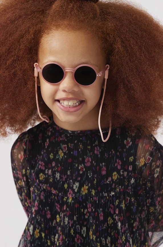 IZIPIZI okulary przeciwsłoneczne dziecięce JUNIOR SUN #g różowy JSLMSG.G