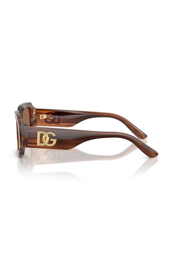 Dziewczynka Dolce & Gabbana okulary przeciwsłoneczne dziecięce 0DX4011 brązowy