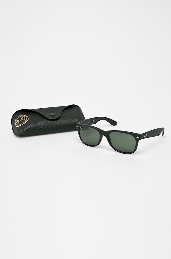 Ray-Ban – Okulary NEW WAYFARER czarny 0RB2132.622.55