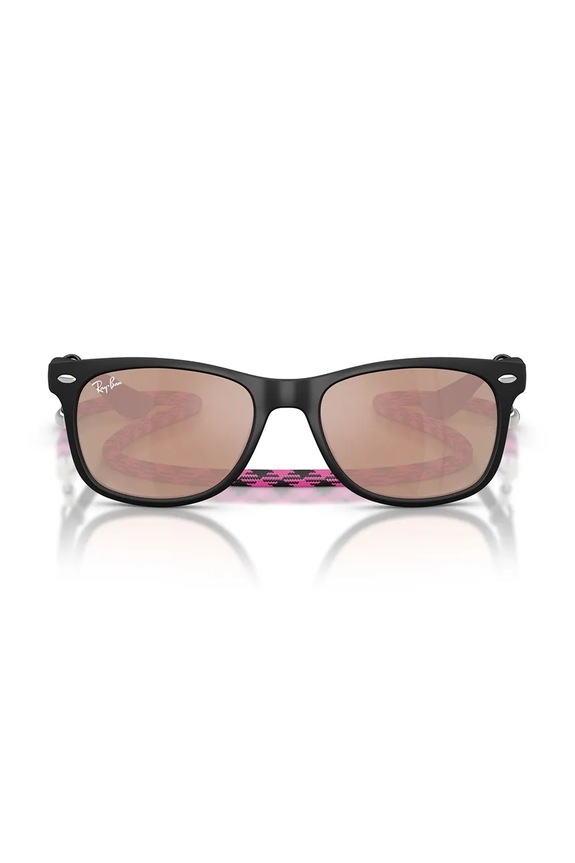 Детские солнцезащитные очки Ray-Ban Junior New Wayfarer 0RJ9052S чёрный AA00