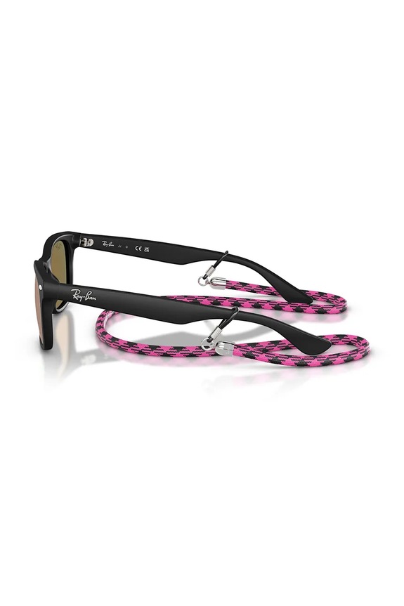 Мальчик Детские солнцезащитные очки Ray-Ban Junior New Wayfarer 0RJ9052S чёрный