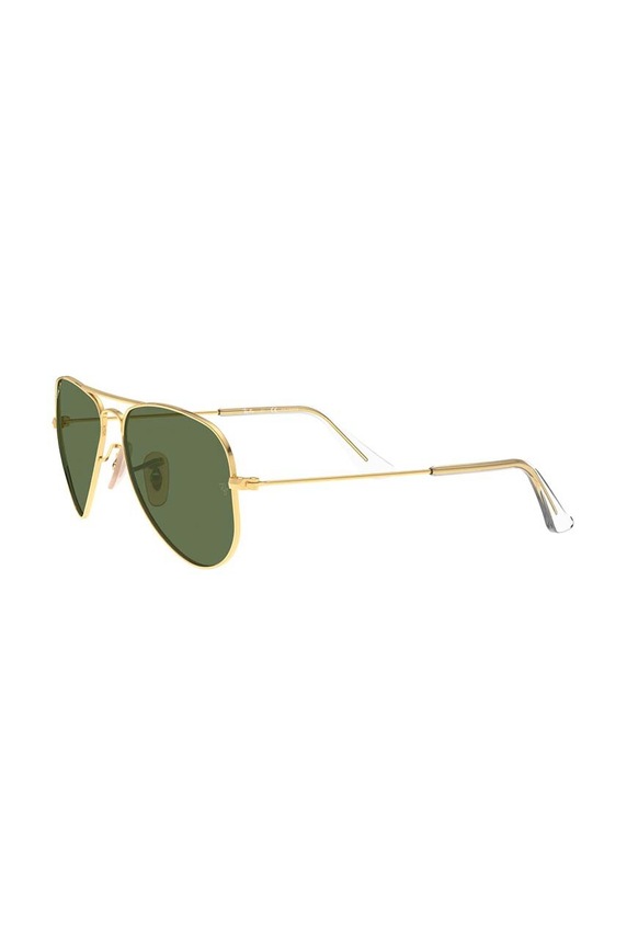 Chłopiec Ray-Ban okulary przeciwsłoneczne dziecięce JUNIOR AVIATOR 0RJ9506S.Polarized zielony