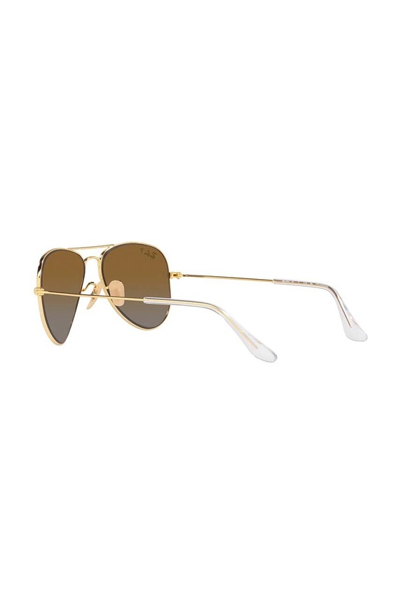 Ray-Ban ochelari de soare copii Junior Aviator 0RJ9506S.Polarized maro