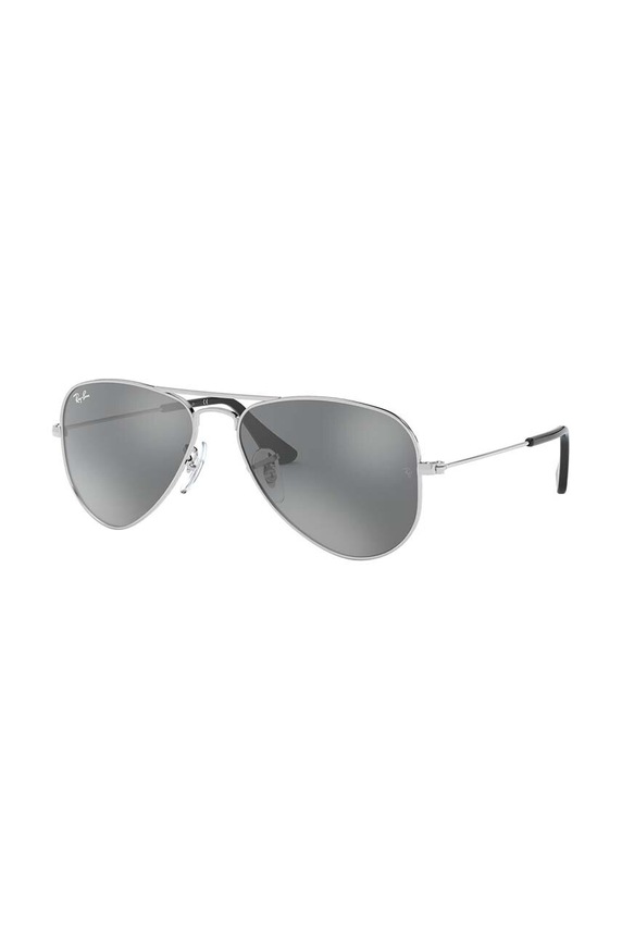 Ray-Ban occhiali da sole per bambini Junior Aviator grigio 0RJ9506S.Lustrzane
