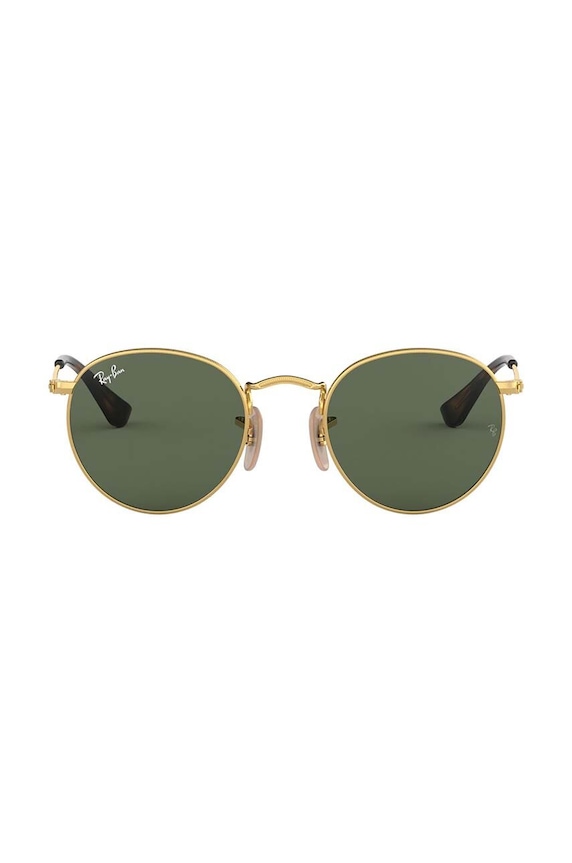 Ray-Ban ochelari de soare copii Round Kids 0RJ9547S verde AA00