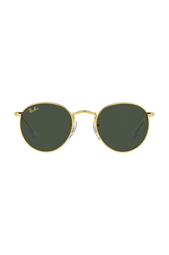 Ray-Ban okulary przeciwsłoneczne dziecięce JUNIOR ROUND 0RJ9547S zielony AA00