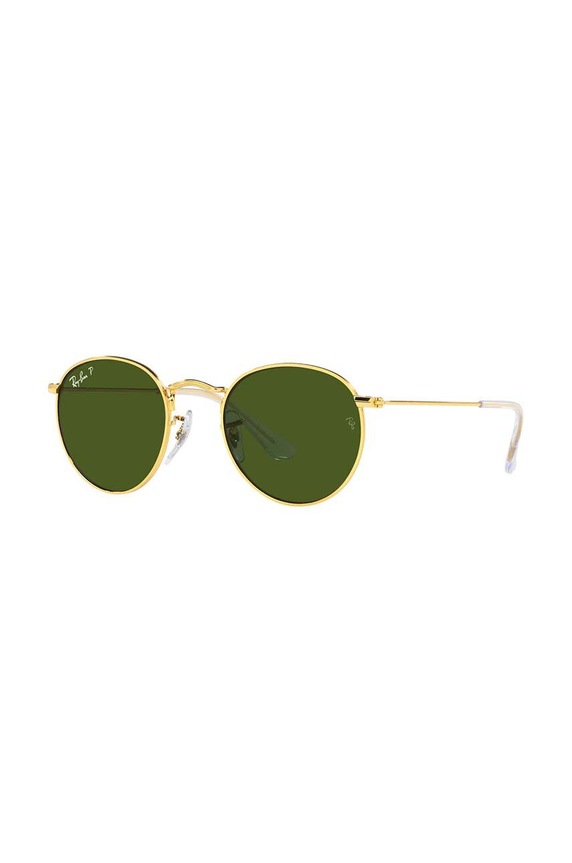Ray-Ban gyerek napszemüveg JUNIOR ROUND zöld 0RJ9547S.Polarized
