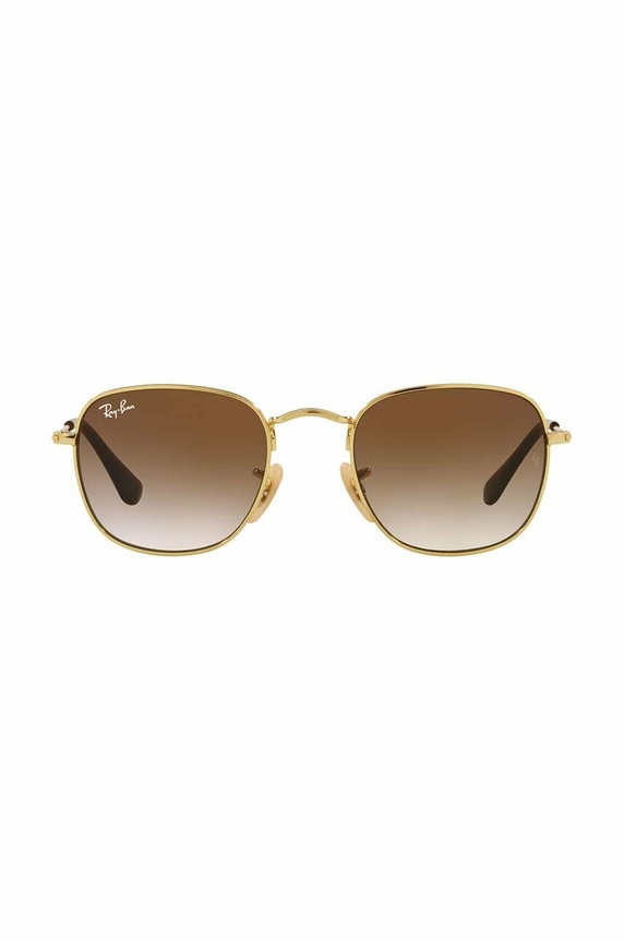 Ray-Ban okulary przeciwsłoneczne dziecięce JUNIOR FRANK 0RJ9557S brązowy AA00