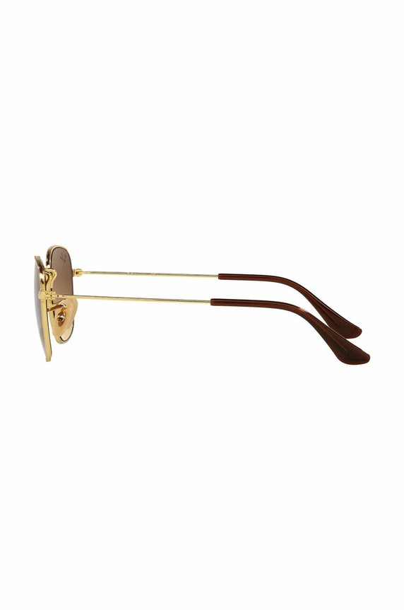 Ray-Ban okulary przeciwsłoneczne dziecięce JUNIOR FRANK brązowy 0RJ9557S