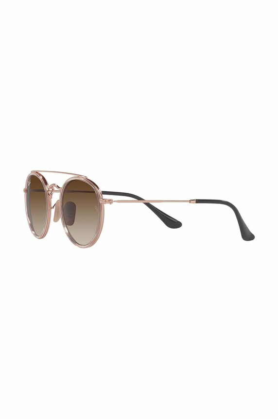 Chlapec Detské slnečné okuliare Ray-Ban Round Double Bridge 0RJ9647S hnedá