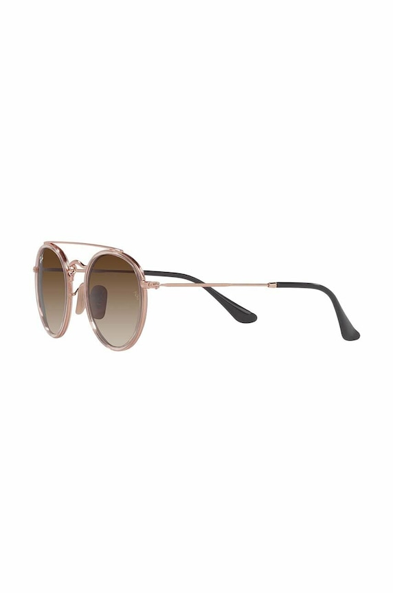 Chlapec Detské slnečné okuliare Ray-Ban Round Double Bridge 0RJ9647S hnedá