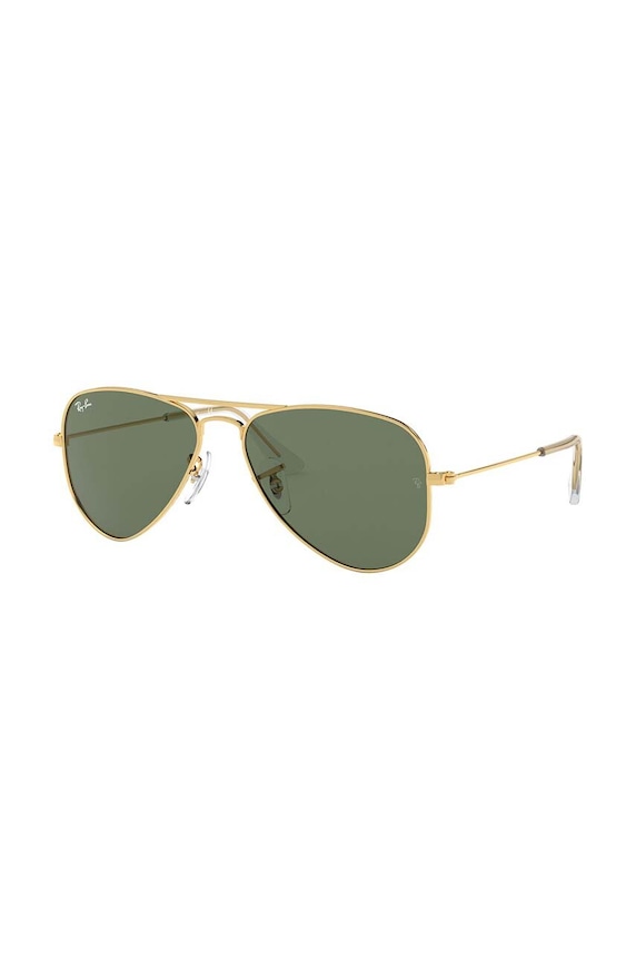Ray-Ban gyerek napszemüveg Junior Aviator zöld 0RJ9506S.K