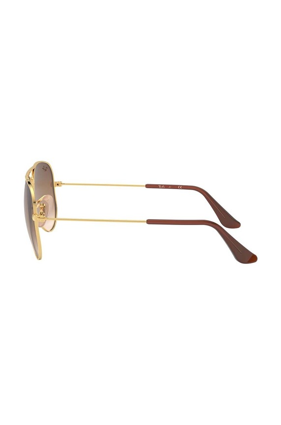 Παιδικά γυαλιά ηλίου Ray-Ban Junior Aviator καφέ 0RJ9506S.K