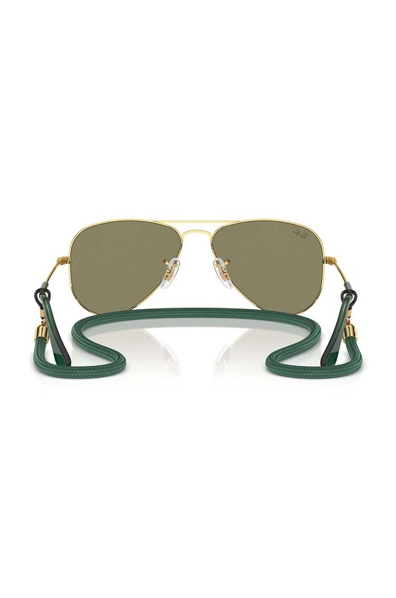 Detské slnečné okuliare Ray-Ban JUNIOR AVIATOR zelená 0RJ9506S.PPYH