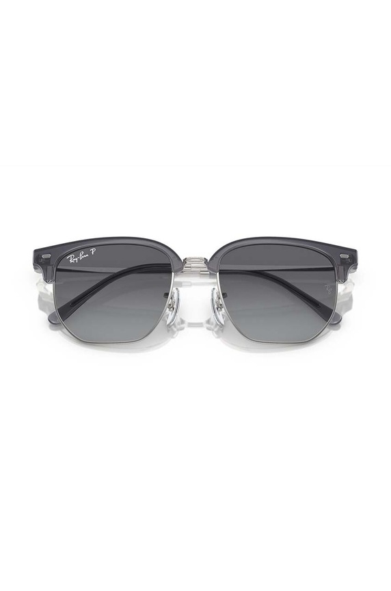 Ray-Ban okulary przeciwsłoneczne dziecięce JUNIOR NEW CLUBMASTER 0RJ9116S.Polarized niebieski