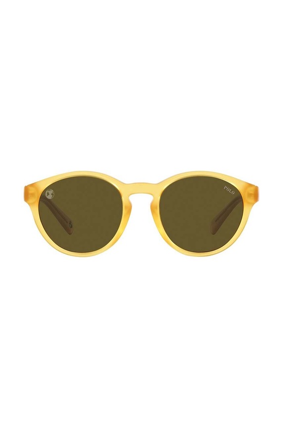 Polo Ralph Lauren okulary przeciwsłoneczne dziecięce 0PP9505U żółty AA00