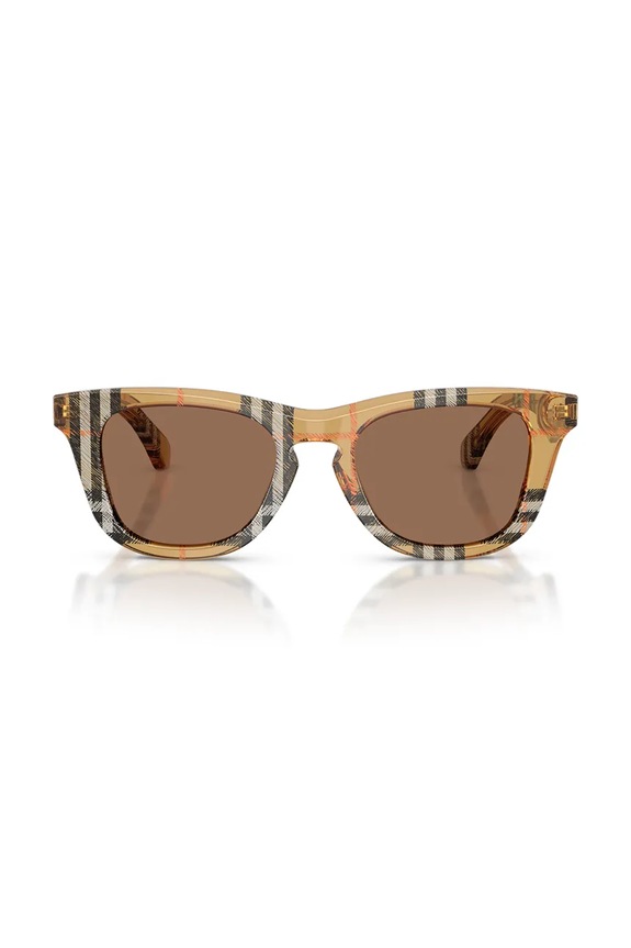 Burberry okulary przeciwsłoneczne kwadratowe dziecięce 0JB4002 brązowy AA00