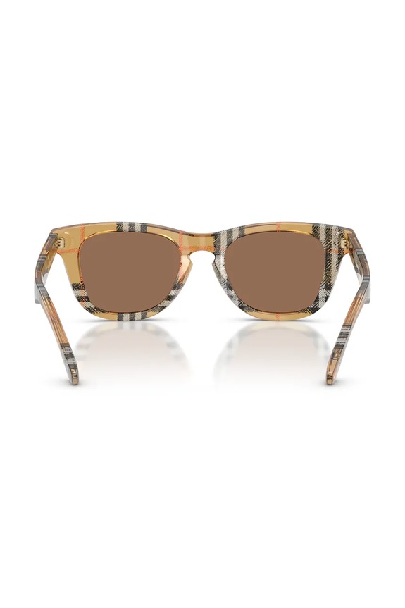 Burberry okulary przeciwsłoneczne kwadratowe dziecięce brązowy 0JB4002