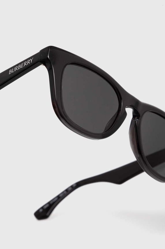 Chlapec Burberry štvorcové slnečné okuliare detské 0JB4002 čierna