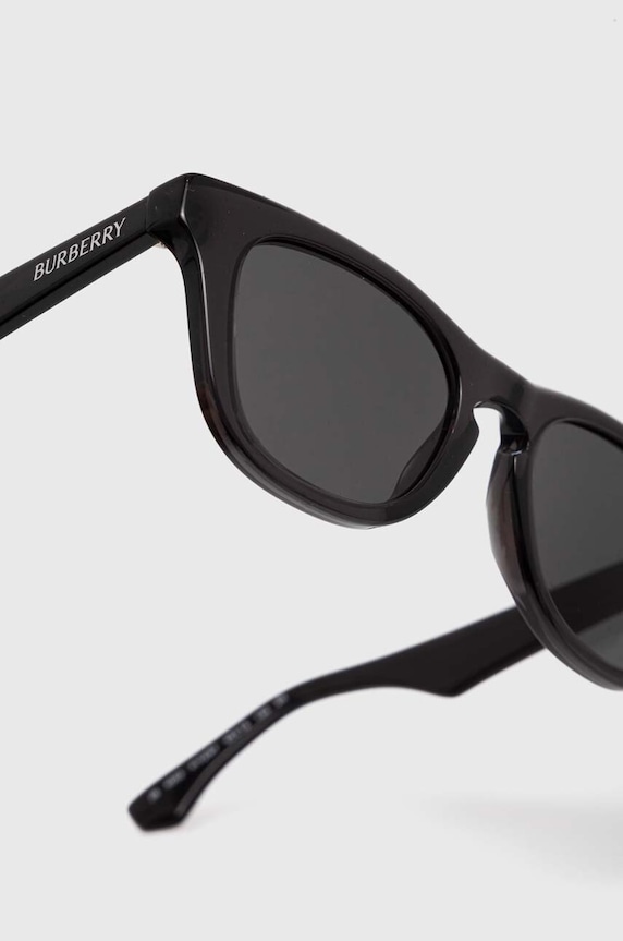Chlapec Burberry štvorcové slnečné okuliare detské 0JB4002 čierna