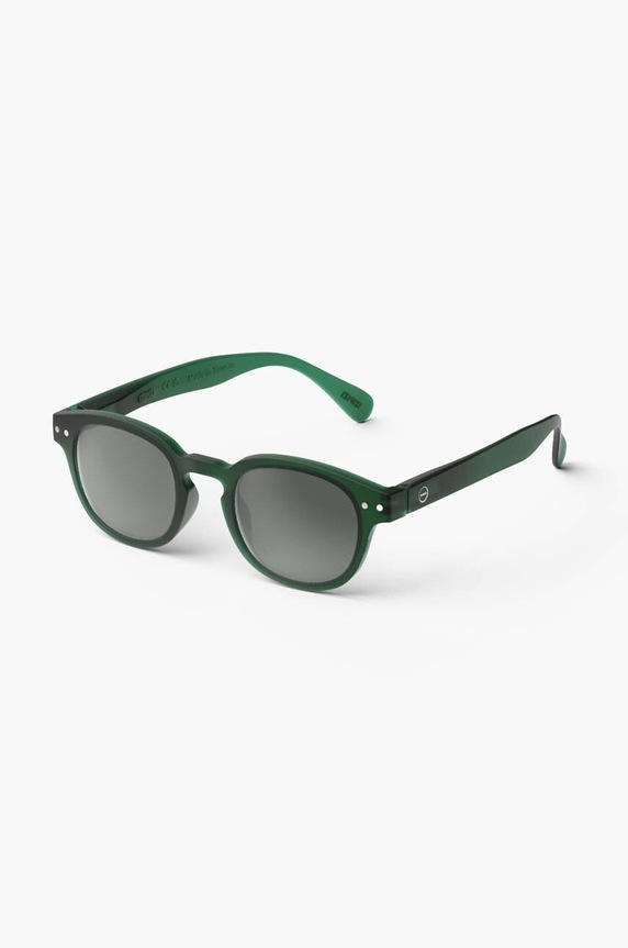 IZIPIZI okulary przeciwsłoneczne dziecięce JUNIOR SUN #c JSLMSC zielony AA00