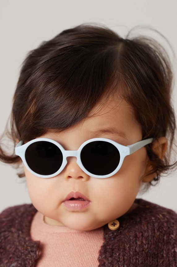 IZIPIZI okulary przeciwsłoneczne dziecięce BABY #d Gift Box niebieski BABY012A