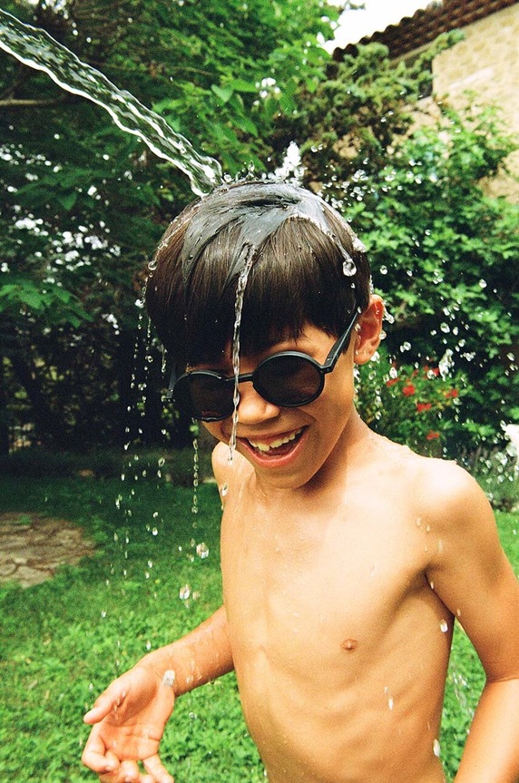 IZIPIZI okulary przeciwsłoneczne dziecięce JUNIOR SUN #g czarny JSLMSG