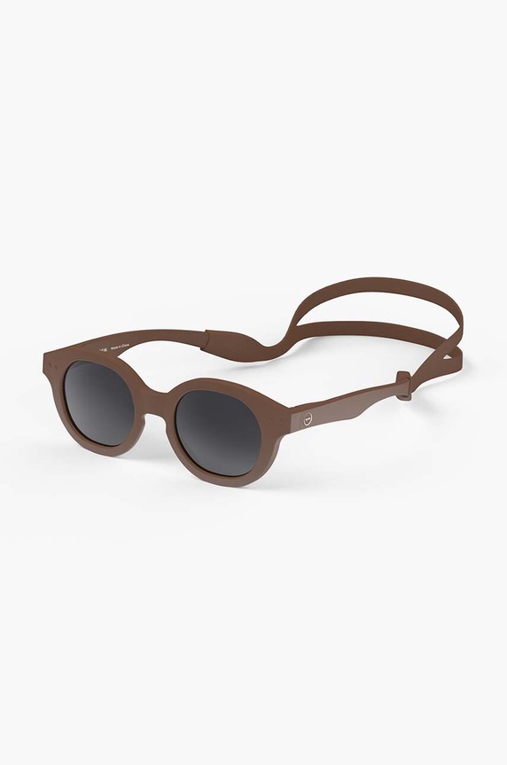 IZIPIZI okulary przeciwsłoneczne dziecięce KIDS #c Gift Box brązowy KIDSC
