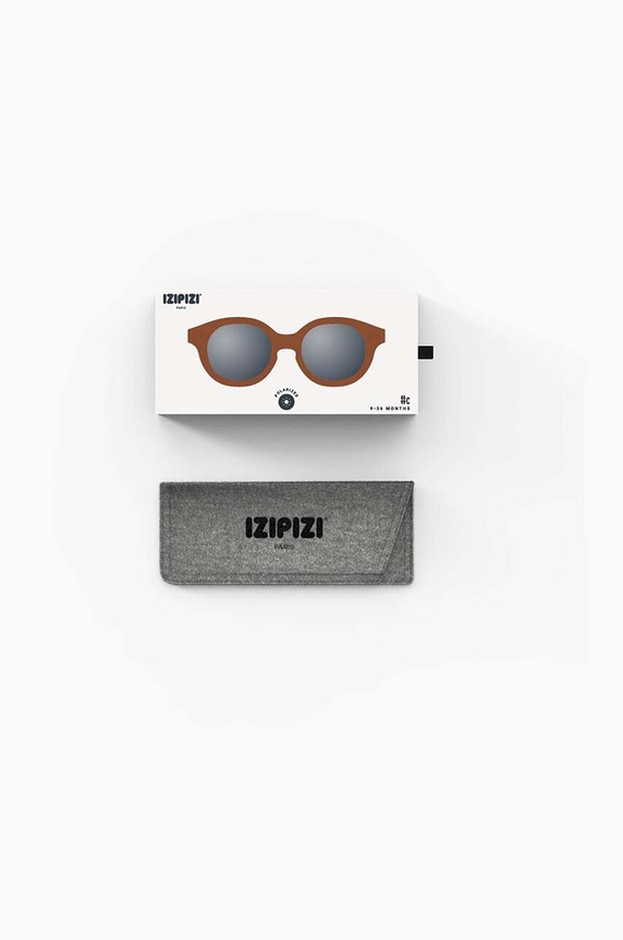 IZIPIZI okulary przeciwsłoneczne dziecięce KIDS #c KIDSC brązowy