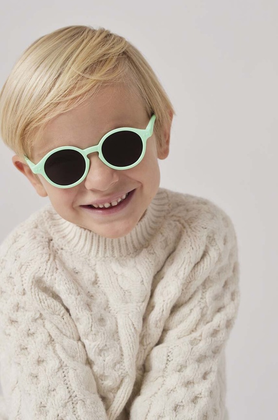 IZIPIZI okulary przeciwsłoneczne dziecięce KIDS PLUS #d turkusowy KIDS35A