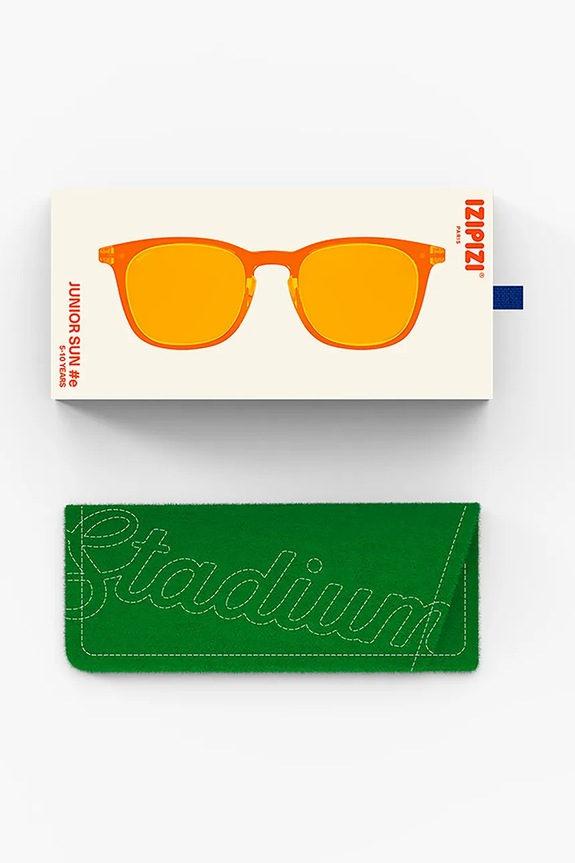 IZIPIZI okulary przeciwsłoneczne dziecięce IZIPIZI JUNIOR SUN #e Active Yellow JSN2026501 żółty