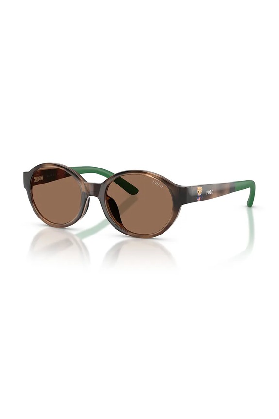 Polo Ralph Lauren okulary przeciwsłoneczne dziecięce brązowy 0PP9510U